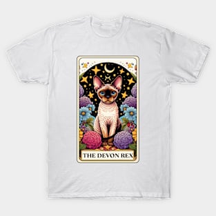 Devon Rex Tarot Card T-Shirt